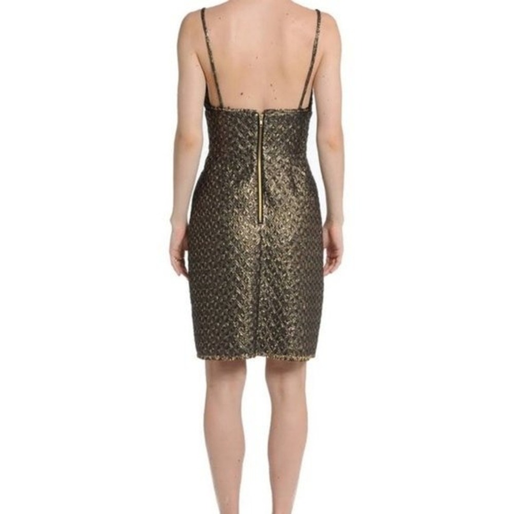 Romeo + Juliet Couture Metallic‎ Sparkly Gold Dress Medium New - Picture 2 of 8